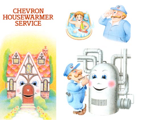 examples of the chevron brochure illustrations